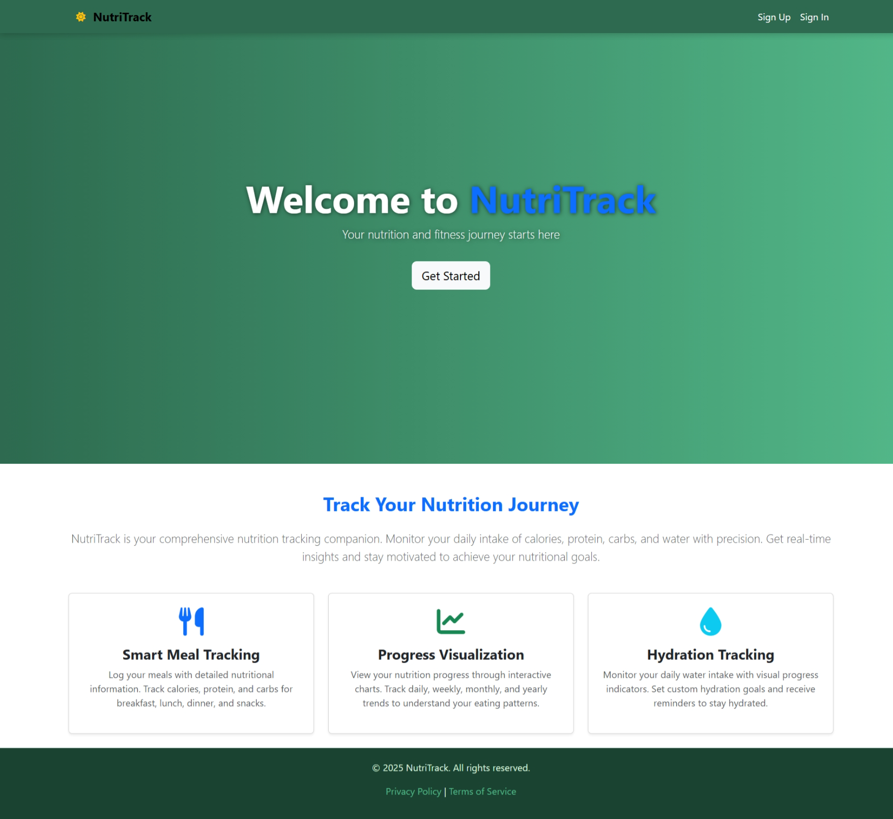 NutriTrack Project